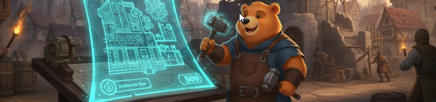 Great Architect's Blueprints level table